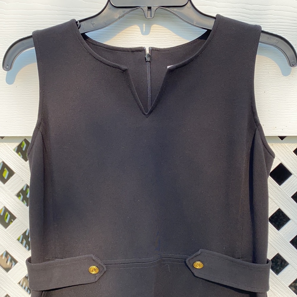Jude Connally Black Shift Dress XS - Picture 2 of 8